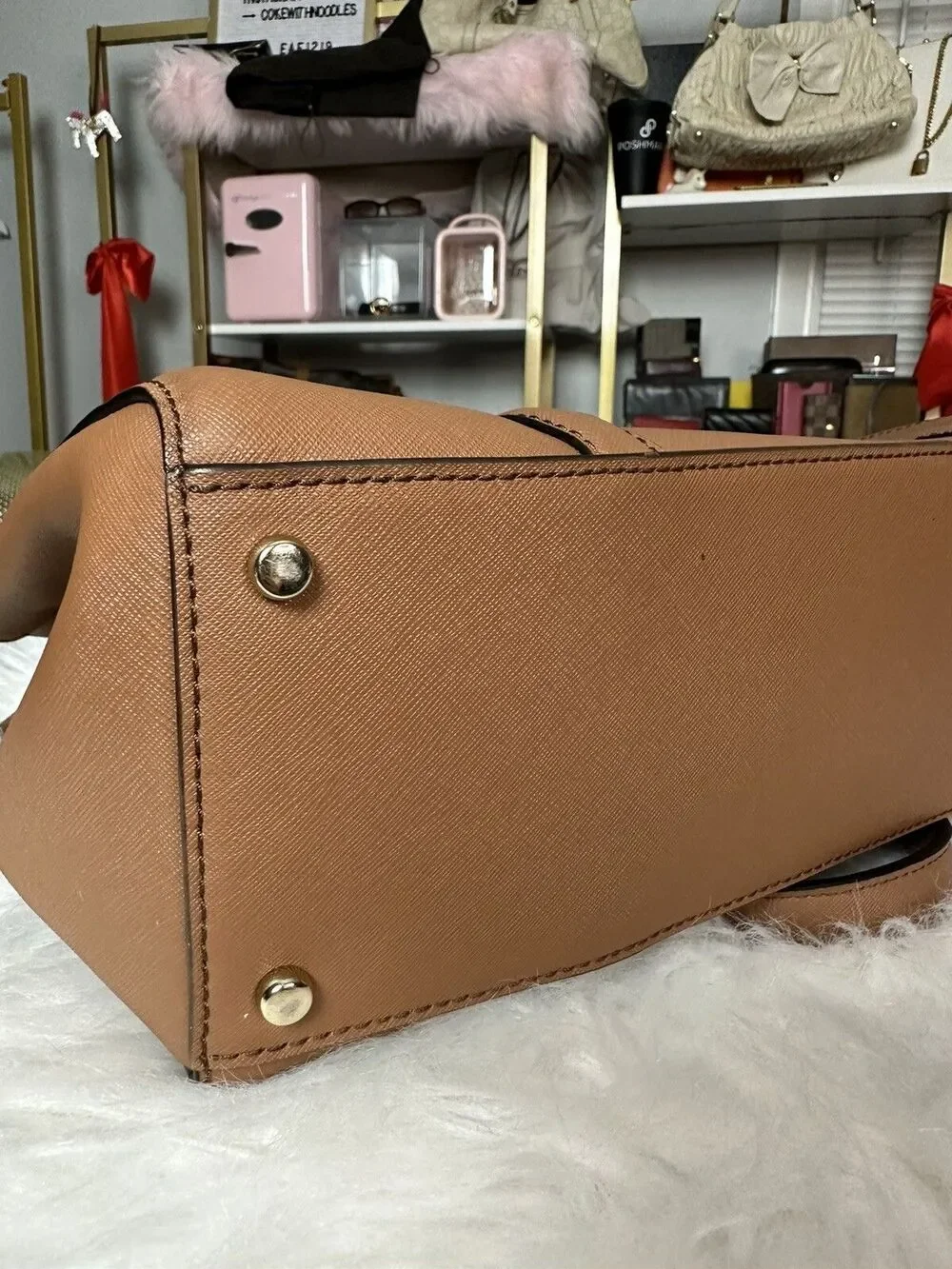 KATE SPADE NEWBURY LANE MILES TOASTED ALMOND Large Tote